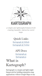 Mobile Screenshot of kartograph.org